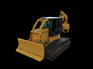 track skidder 3D Model