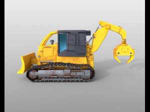 track skidder 3D Model