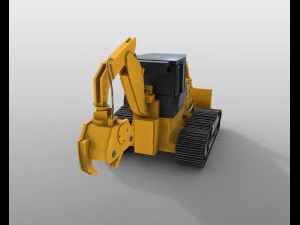 track skidder 3D Model