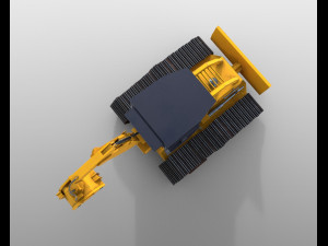 track skidder 3Dモデル