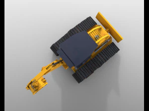 track skidder 3D Model