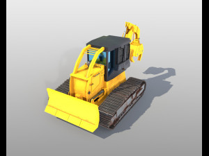 track skidder 3Dモデル