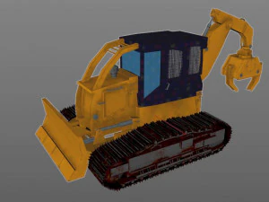 track skidder 3D Model