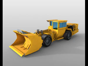 підземний гірничий виїзд 3D Модель