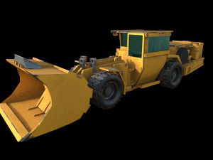 underground mining haul 3D Model