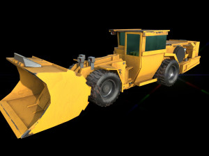 underground mining haul 3D Model