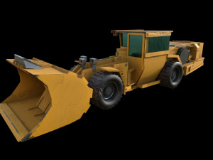 underground mining haul 3D Model