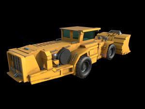 underground mining haul 3D Model