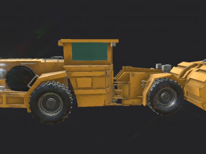 underground mining haul 3D Model