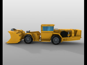 underground mining haul 3D Model