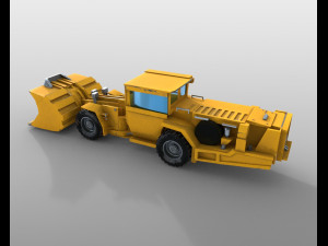 underground mining haul 3D Model