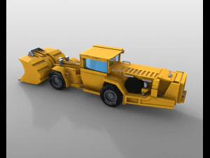 underground mining haul 3D Model