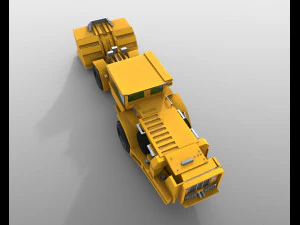 underground mining haul 3D Model