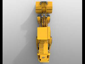 underground mining haul 3D Model