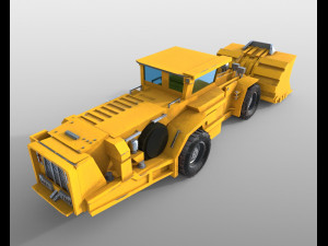 underground mining haul 3D Model