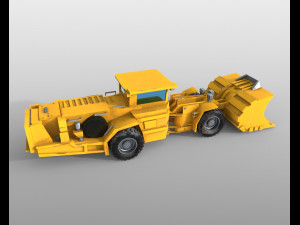 underground mining haul 3D Model