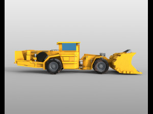 underground mining haul 3D Model