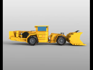 underground mining haul 3D Model