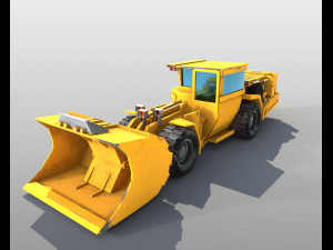 underground mining haul 3D Model