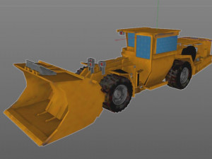 underground mining haul 3D Model
