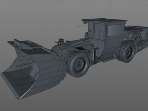 underground mining haul 3D Model