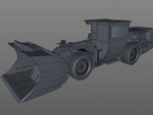underground mining haul 3D Model