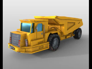 подземный карьерный самосвал 3D Модель