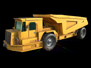underground mining truck Modelo 3D