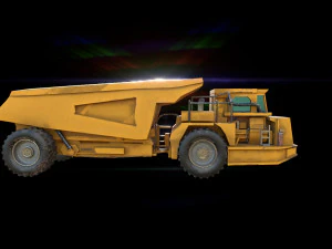 underground mining truck 3D Model