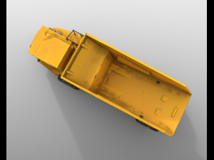 underground mining truck Modelo 3D