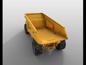 underground mining truck 3D Model