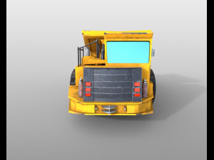 underground mining truck Modelo 3D