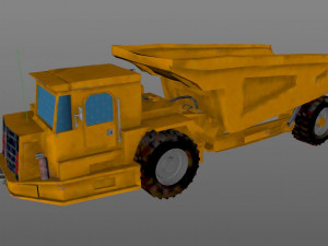 underground mining truck Modelo 3D