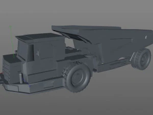 underground mining truck 3D Model