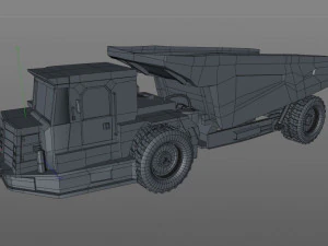 underground mining truck 3D Model