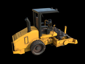 vibratory soil compactor 3D Model