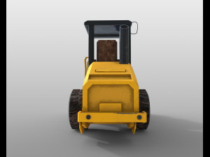 vibratory soil compactor 3D Model