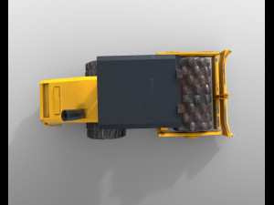 vibratory soil compactor 3D Model