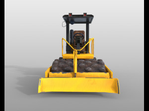 vibratory soil compactor 3D Model