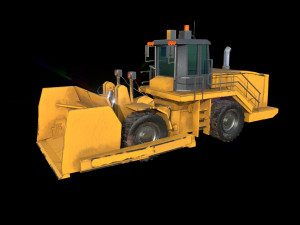wheel dozer Modelo 3D