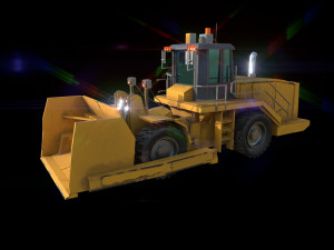 wheel dozer Modelo 3D