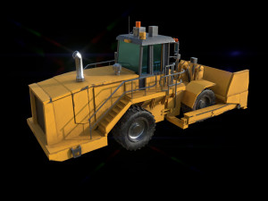 wheel dozer Modelo 3D