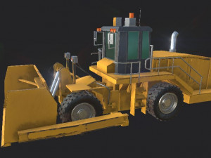 wheel dozer Modelo 3D