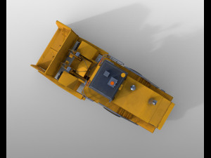 wheel dozer Modelo 3D