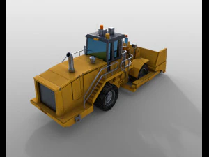 wheel dozer 3D Model