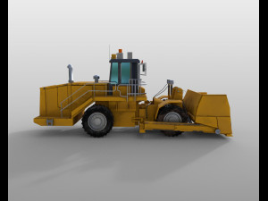 wheel dozer Modelo 3D