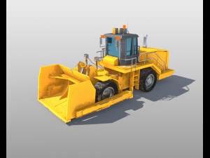 wheel dozer Modelo 3D