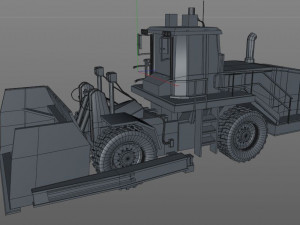 wheel dozer Modelo 3D