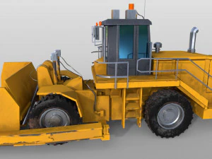 wheel dozer 3D Model