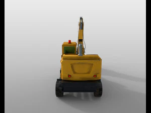 wheel excavator 3D Model